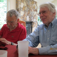 John with long time friend, Paul Coleman, in 2010