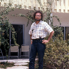 A picture of John taken by friend and colleague Angel Vassilev, in Sarasota, at ARVO, in 1972.