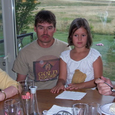 John and Zoe in Calgary, summer 2007