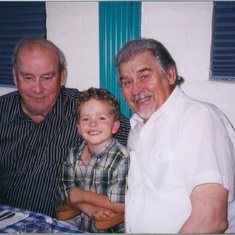 Ben with Grandpa and Opa