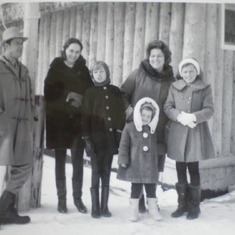 Mariane and Wally Kienitz with Mom, Dad, Sylvia and Nadya