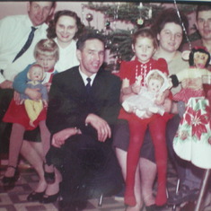 The Lazarhoff Family with Kienitz Family at Christmas