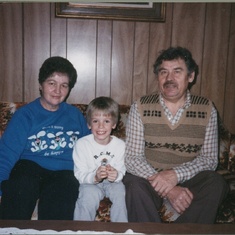 Jamie with Oma and Opa