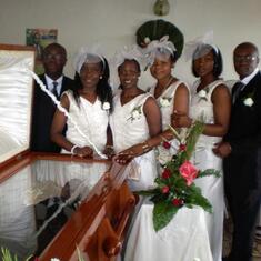 Maf, Marie, Lydia, Patience, Evelyn and Emmanuel