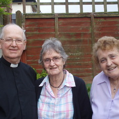 John, Helen (sister) and Cynthia (wife) July 2010