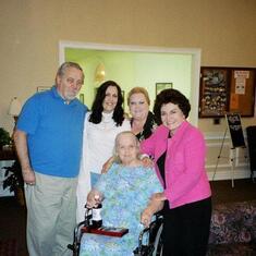 A visit to my mama ,Norma Yother , there was my husband Tony , my sister Janie , Aunt Doris and her friend