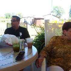 Mary & Johnny at Cook Out