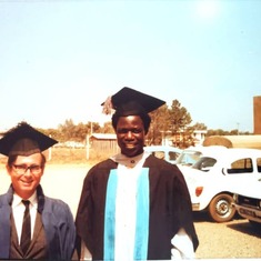 Baba and his very good friend, Peter Yearwood