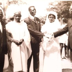 Baba and Mama's wedding in Jengre, August 5, 1973