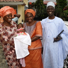 Grandpapa, Grandmama and Kaka Girl at Imu-Barsa's dedication