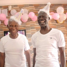 Baba Nengel and Baba Onutor at Neriah's first birthday