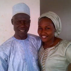 Baba Nengel and his most Senior daughter-in-law, Hadiza