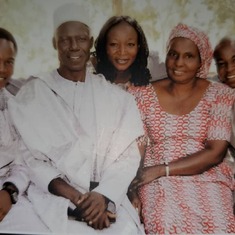 Baba and Mama with Laitu, Donald and Gabriel