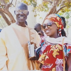 Baba and his daughter-in-law, Mhariya