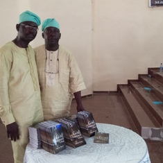 Presentation of books in honour of Engr Fatikun 'God is interested in You' 