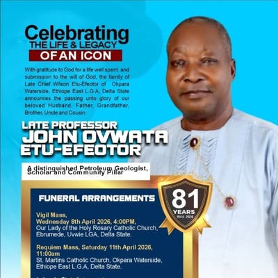 Professor John Ovwata Etu-Efeotor