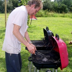 He loved to grill!