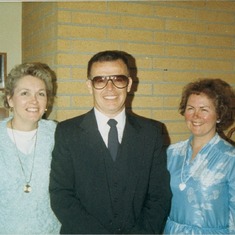 John and his cousins, Irene and Virginia