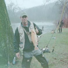 One rainy day on Tionesta Creek, in Pennsylvania, 2004