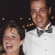 John, with Sister, Jenny, at her Wedding