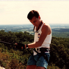 John Rock Climbing 1989
