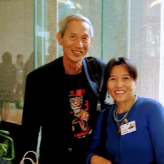 John visiting Atlanta in May 2014 as Guest Speaker and Award Recipient (with me Donna Wong) 