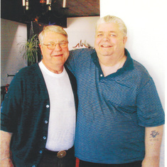 Dad with his brother Darrell
