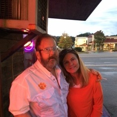 John and sister Cyndi; at Sardis in Clemson - GO TIGERS!