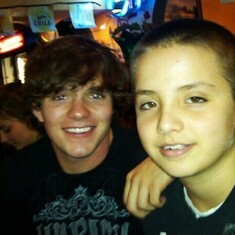 John with cousin Kevin (February 2010)