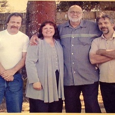 Walt, Lorie, John and John C. at John's 65th.