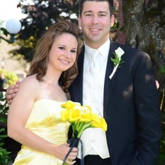 Stepanie and Tyler at his wedding. Beautiful sibs!