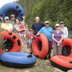The Swanson clan in August 2012 on vacation in Colorado.