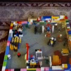 Lego Nordstrom, 2nd floor, created by Joe.  Apparently they have several security guards and Mom is there in line somewhere.