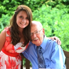 Maddi and Grandpa 2009