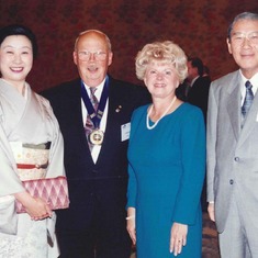 ISOTC106 Kyoto with Mr. & Mrs. Fukuo Morita November,1995
