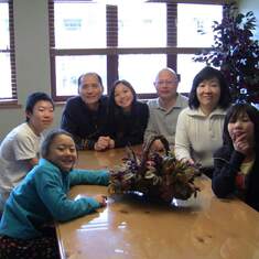 Wang + Zhu families on skiing trips together