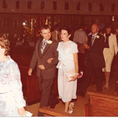 Kelly Stark with John & Barbara Stark at Kenneth's wedding