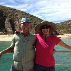 Dad and I in Cabo, January 2013.