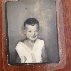 John Wesley Keith Pepper at about age five. He always had a charming smile.