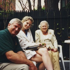 Dad, Shelby and Grandma - Marlboro St 1996