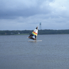 Windsurfing in the Pool