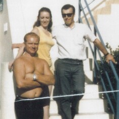 Dad, sister Elizabeth and David 1968
