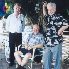 Dad, brothers Roy and Don 2006
