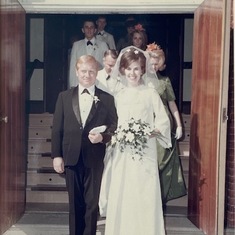 John Prosje and Marlene Hyslop "Marriage on 8-31-1968 at 4.00pm". Case United Church, Glanford Township. Case United Church, Glanford Township.