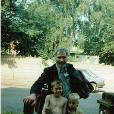 July 1993 - When John came to visit the London clan!