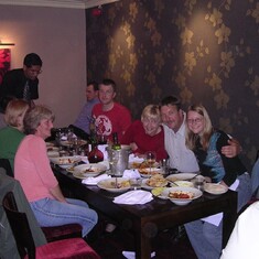 17.8.2006: dinner in an Indian restaurant
