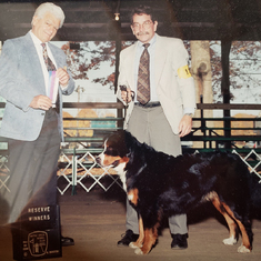 John was a life-long dog lover and was particularly fond of his final canine companion, Bernese Mountain dog Brienne.