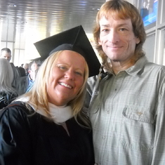 GREG AT MY GRADUATION...HE NEVER MISSED ONE. HE WAS ALWAYS SUCH A PROUD AND SUPPORTIVE FRIEND.