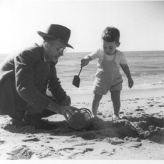 At the beach 1952