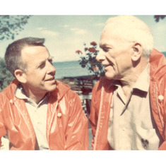 John with his uncle Fritz Bockerman 1964